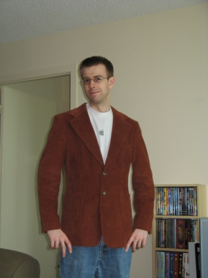 Me in my new (old) blazer