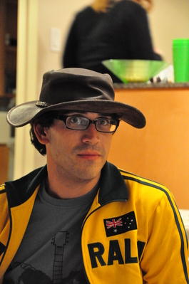 Rob with jaunty hat