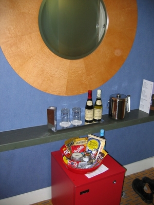 Tempting expensive food left in my room