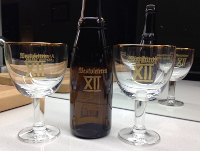 Westvleteren XII glasses and bottle!