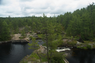 Overlooking the High Falls area