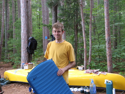 Me with my sleeping mat