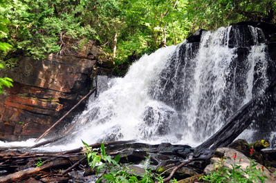 Random waterfall we came across