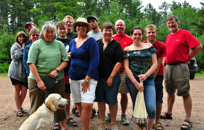 Group photo back at the launch site