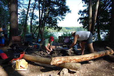 Building the firepit