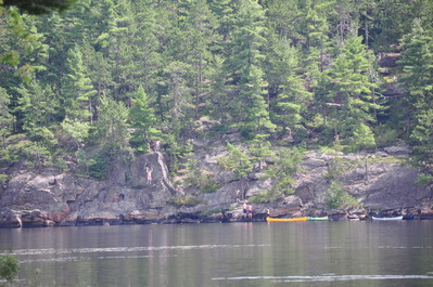 Mike cliff jumping