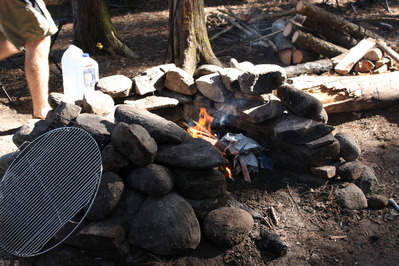 Getting the fire going
