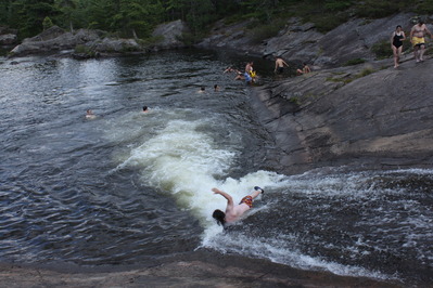 Mike waterslide fail