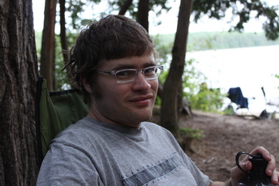 Matt back at the campsite