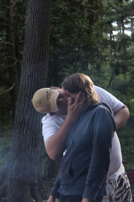 Dave kissing it better