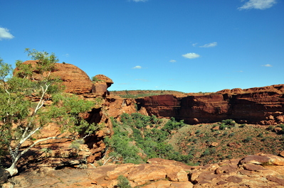 View of the canyon