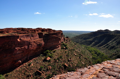 View of the canyon