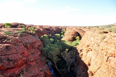 Looking down on the Garden of Eden