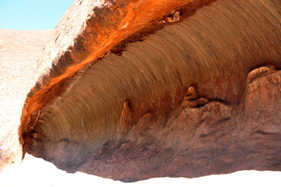 Cave in the side of the rock