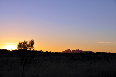 More sunset with Kata Tjuta