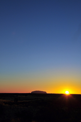 Sun coming up