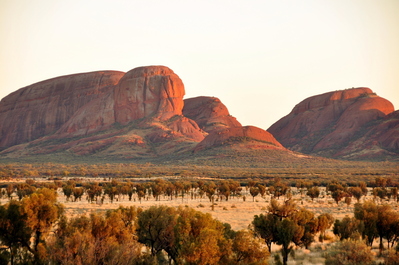 Kata Tjuta close up after sunrise