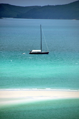 Cool boat in the bay