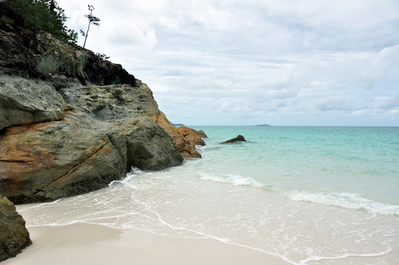 Beach and rocks