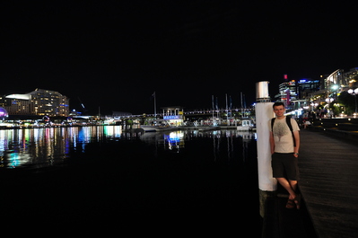 Me on the dock at the marina