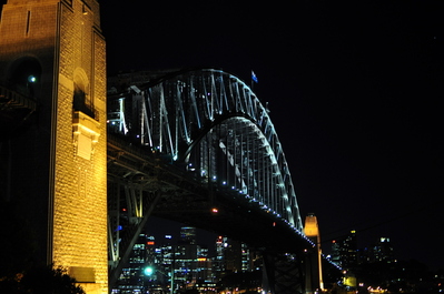 Harbour Bridge at night
