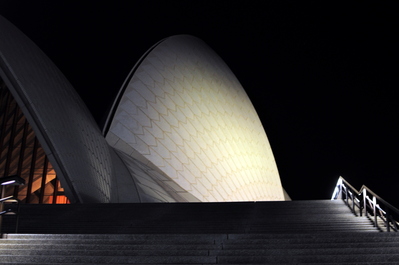 Opera House at night