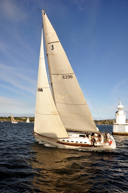 Sail boats in the harbour