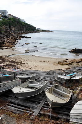 Small boats I passed on the trail