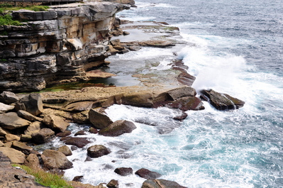 Rocks and waves
