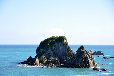 Rocks and ocean