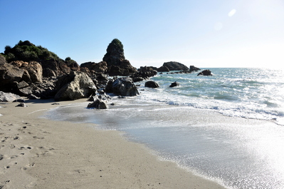 Coastal views on the way to Greymouth