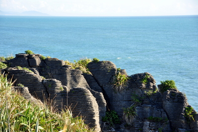 At the pancake rocks