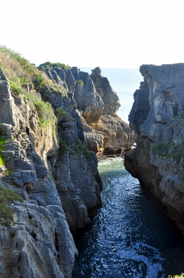 At the pancake rocks