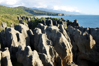 At the pancake rocks