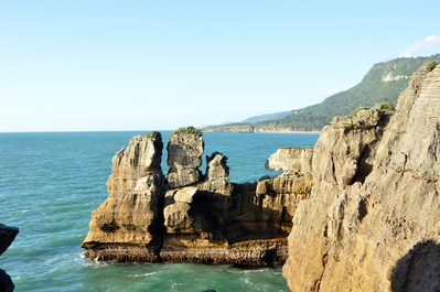 At the pancake rocks
