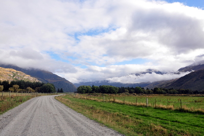 On the gravel road