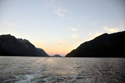 Sunrise on Doubtful Sound
