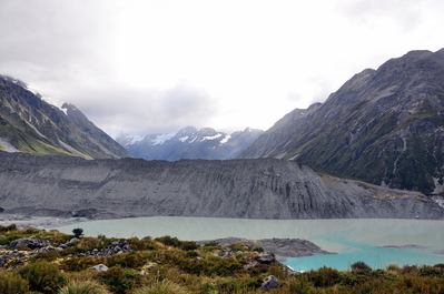 Walking in the area around Mt. Cook