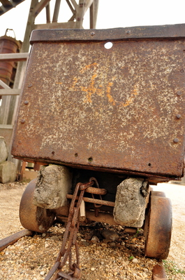 Old mining cart