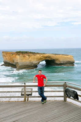 Me with London Arch