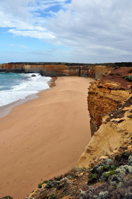 Cliffs and beach