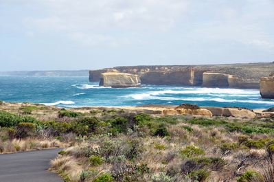 Cool view of cliffs and waves