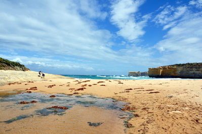 The beach