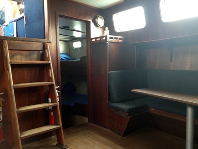Inside the cabin of Kiana