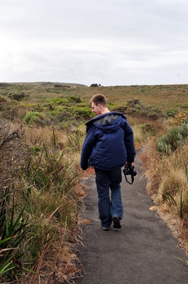 Me on a walking trail