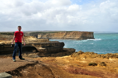 Very windy on top of the cliffs!