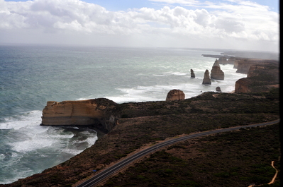 Twelve Apostles and GOR from the air