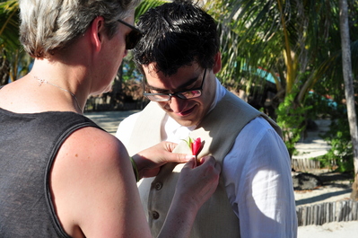 No Rob! You need your boutineer first!