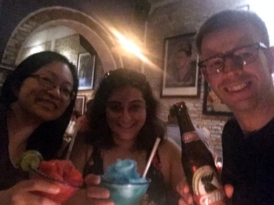 Cheers! Evelyn, Sita and I