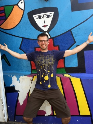 At the Fernando Llort gallery